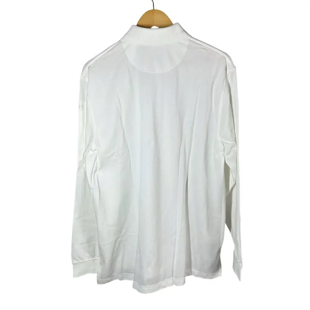 5.11 Tactical Series Long Sleeve White T Shirt Pen Pocket Size Large
